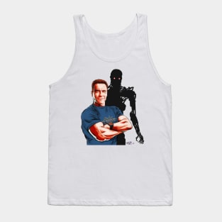 Arnold Schwarzenegger - An illustration by Paul Cemmick Tank Top